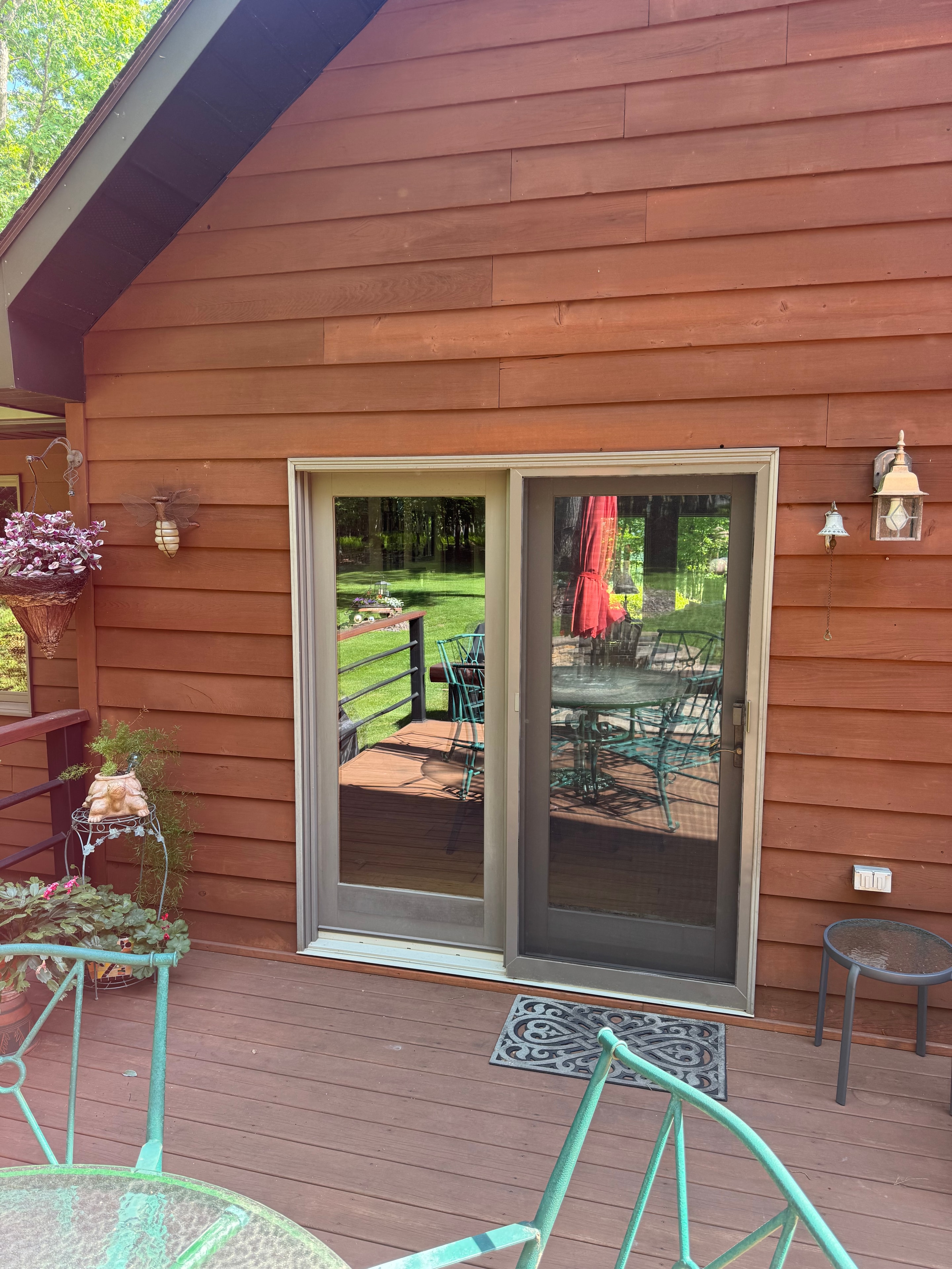 Patio Door Replacement — before installation